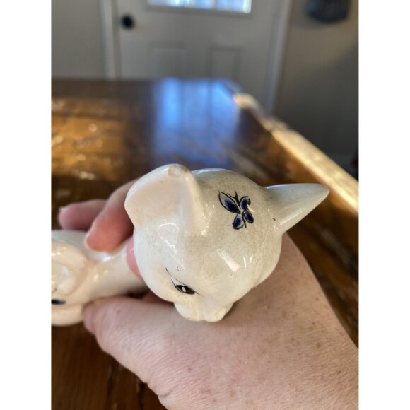 Vintage Ceramic Cat  With Butterfly Details - Picture 6 of 7
